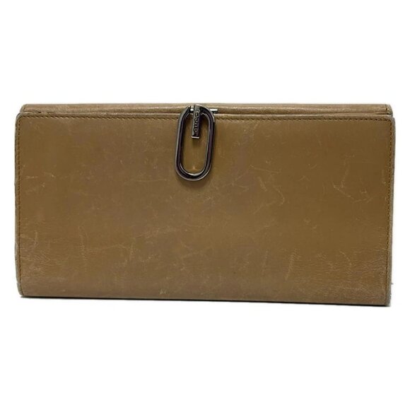 Auth GUCCI - 0352778 Beige Leather Long Wallet - Picture 1 of 6